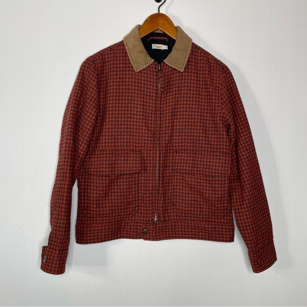 Faherty‎ Plaid Wool Blend Jacket Size Small